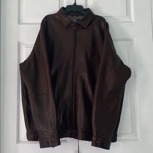 Men’s Polo Leather Jacket
